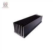 কালো অ্যানোডাইজড অ্যালুমিনিয়াম হিট সিঙ্ক এক্সট্রুড